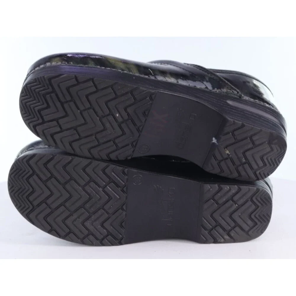 Dansko Women's Professional Nursing Clogs Shoes Sz EU 38 US 7.5-8 Patent Leather